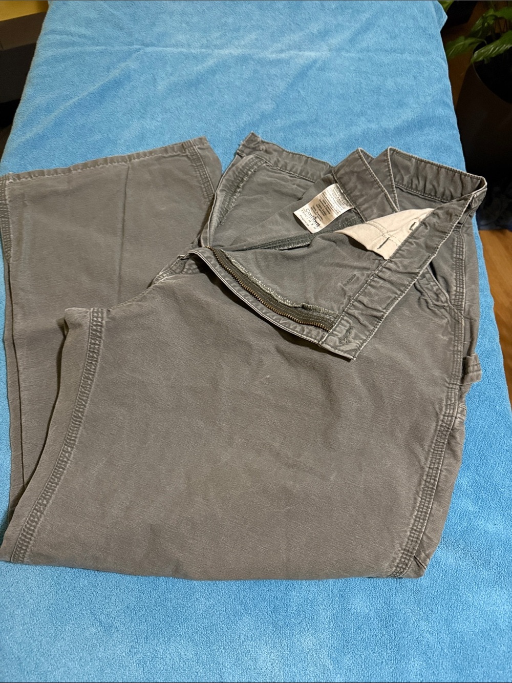 Carhartt Men's Gray Work Pants